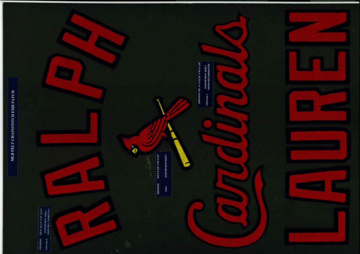 MLB Chainstitch Emb Patch