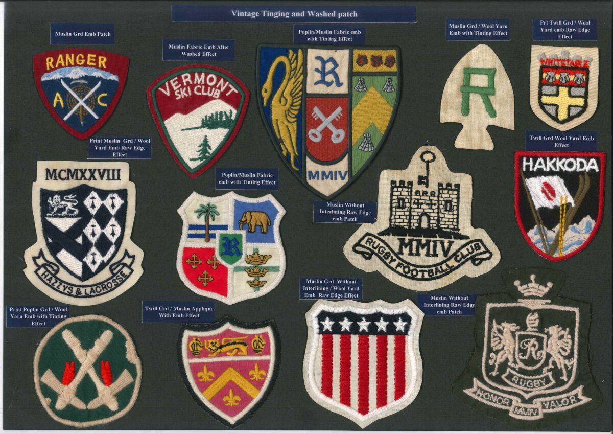 Vintage Tinging and Washed Patch