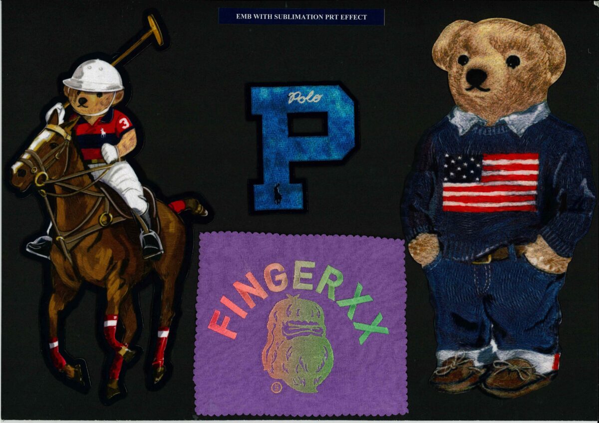 emb with sublimation prt effect